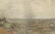 Vincent Van Gogh View of Paris from Montmartre (nn04) china oil painting reproduction